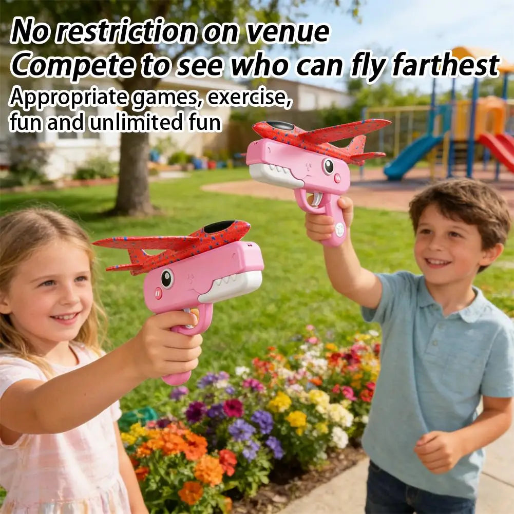 Catapult Foam Glider Plane Launcher Toy