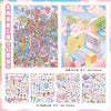 Kawaii Fantasy City 3D Sticker Sheet