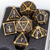 Precision Metal Polyhedral Dice Set for RPG & Tabletop Gaming