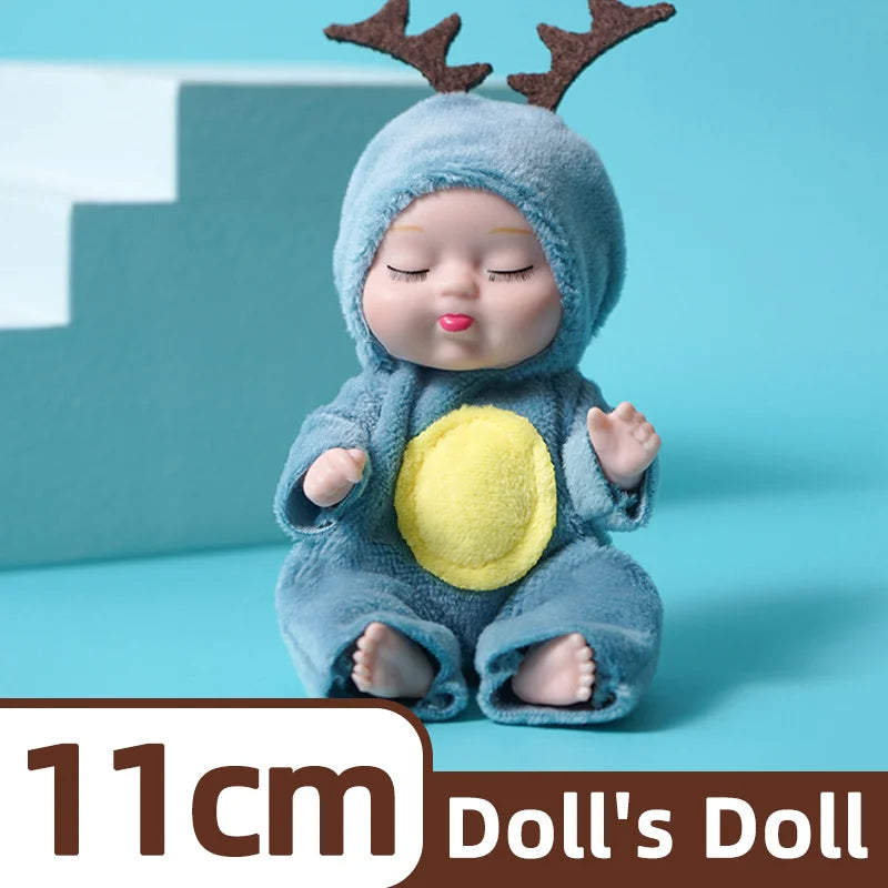 Mini Animal Fashion Doll Set - 6-Pack Adorable Collectible Dolls