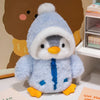 Adorable Kawaii Penguin Plush Toy with Hat and Scarf - 25cm Soft Stuffed Animal