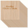 Natural Birch Basswood Sheets for DIY Crafts and Painting