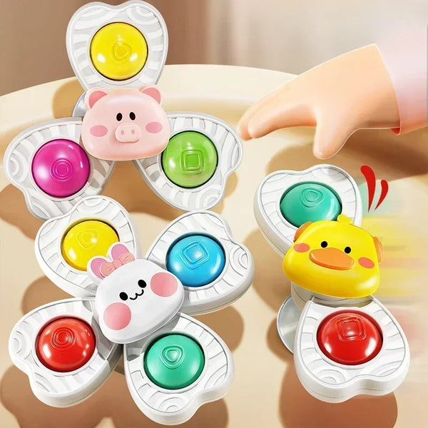 Spinning Suction Cup Bath Toys for Toddlers