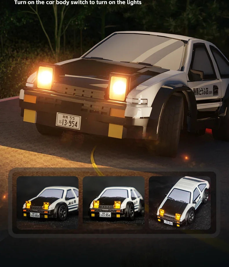 Mini 1/64 Scale RC Drift Car – 2.4G 4WD Off-Road Racing Toy