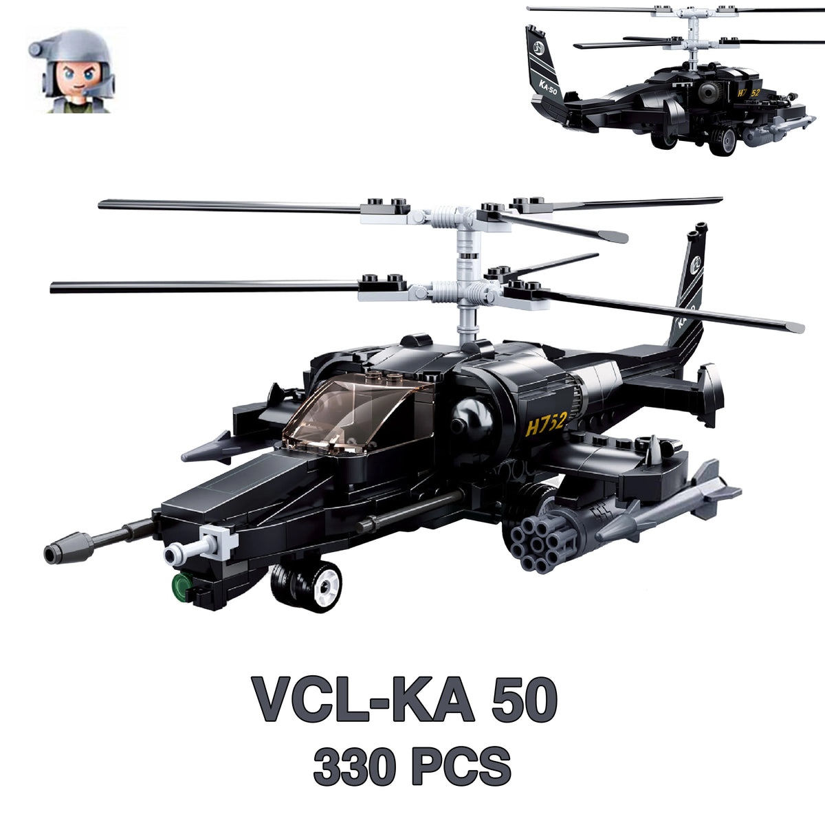 Military Hummer Tank Building Blocks Set