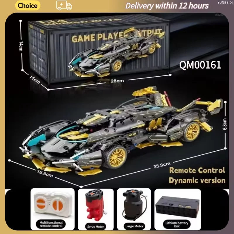 1:14 Scale Remote Control Racing Car Building Kit