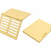 A light beige foldable Mahjong card holder with a non-slip stand shown in two parts.