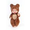 Mini Sleeping Baby Dolls with Clothes - Set of 6