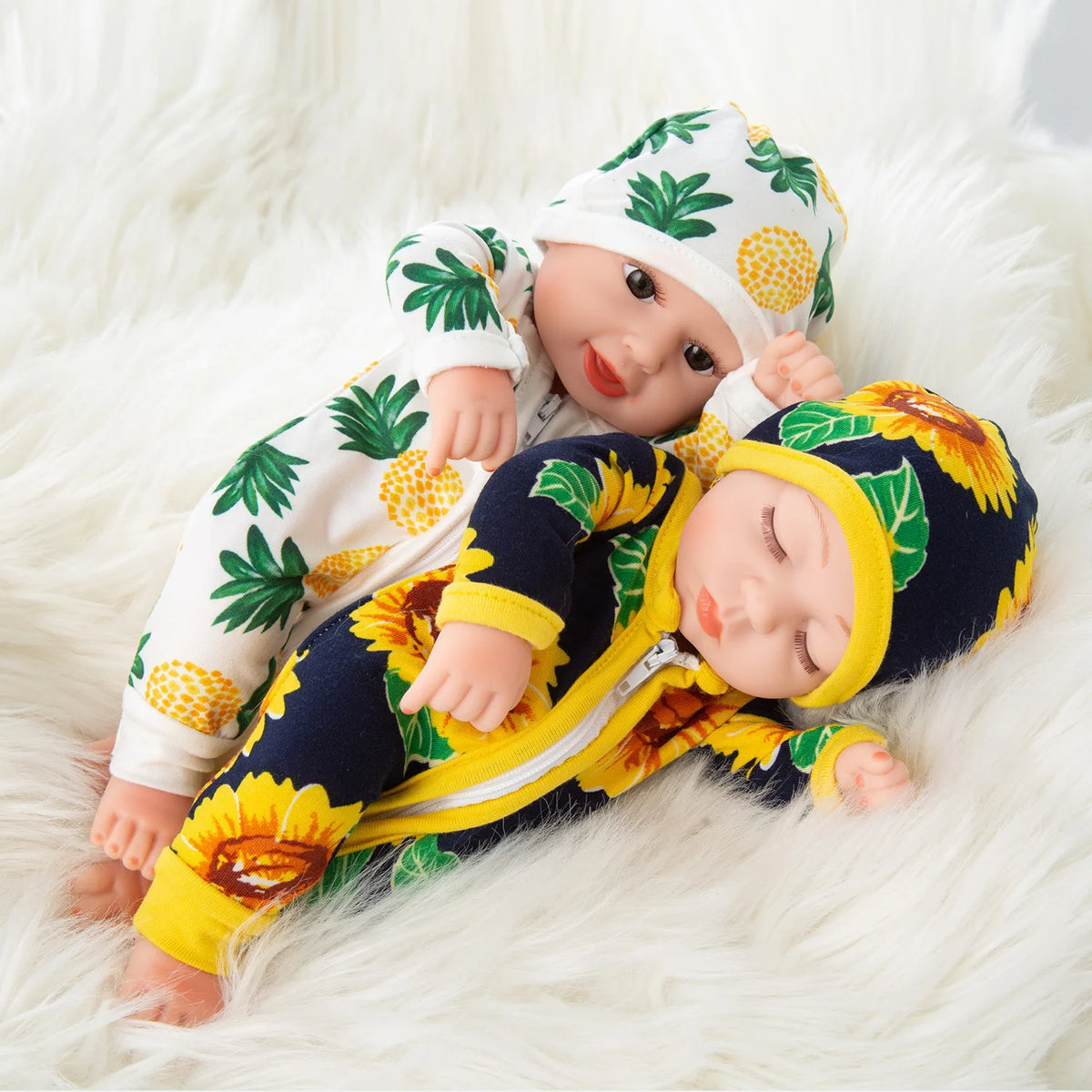 Adorable Jumpsuit Outfit for 10–12 Inch Baby Dolls