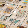Beginner Tarot Card Deck with Meanings, 78-Card Antiqued Set