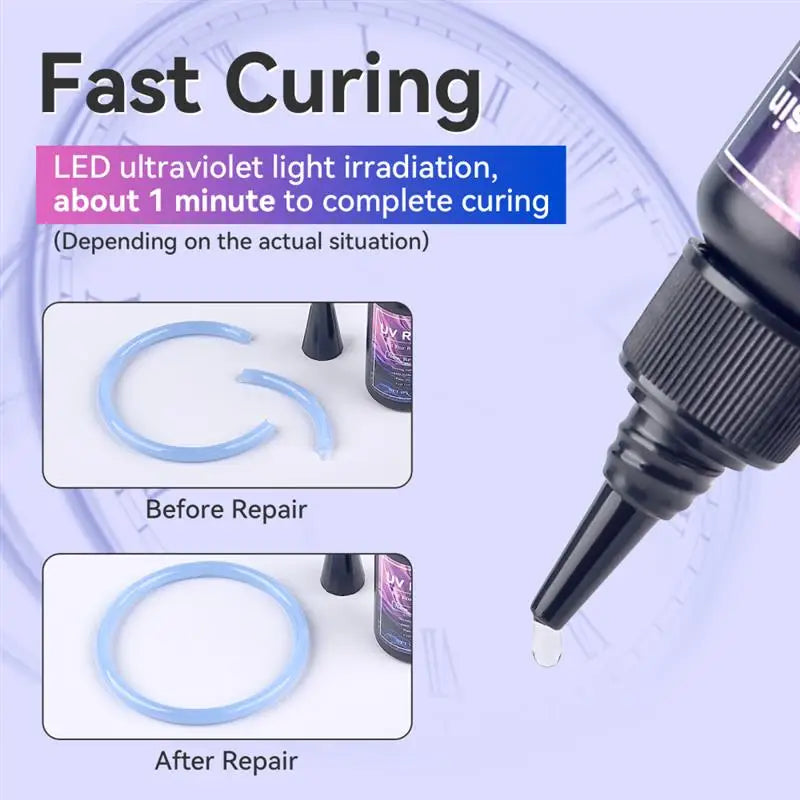 UV Curing Epoxy Resin Glue for Jewelry Making & Crafts