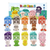 A set of colorful farm number train toys for toddlers featuring various animals and numbered wooden blocks.