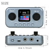 A silver electronic device labeled IRIN KR-10 with controls for tone presets and audio input/output ports.