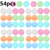 A set of six reusable quick-fill water balloons in various pastel colors including pink, green, and blue.