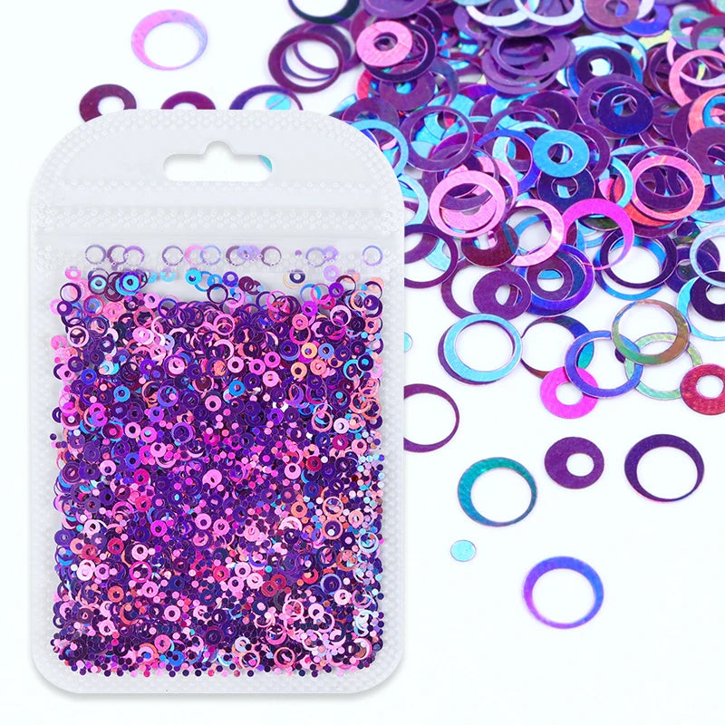 Shimmering Star Resin Sequins for DIY Crafts