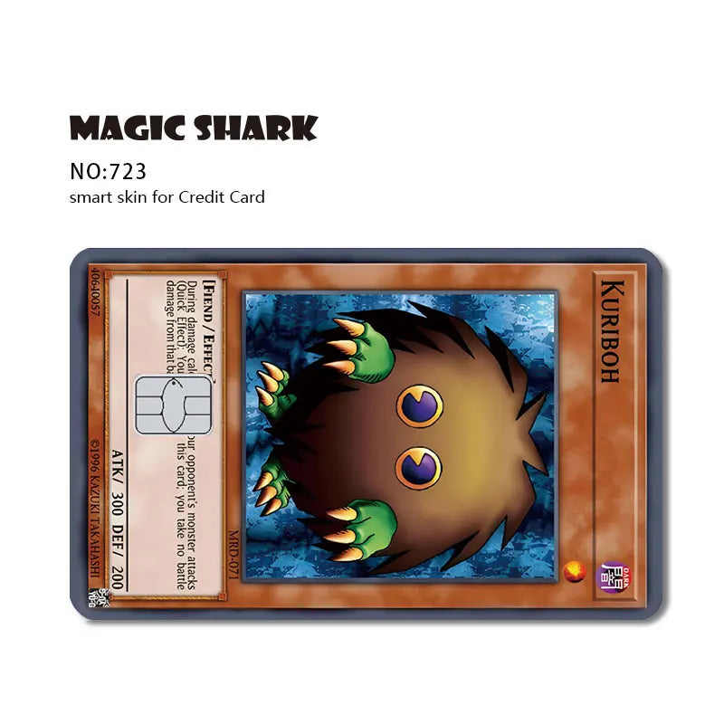 Magic Shark NO:723 smart skin for Credit Card featuring an anime dragon design