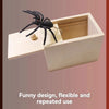 Wooden Spider Surprise Prank Box