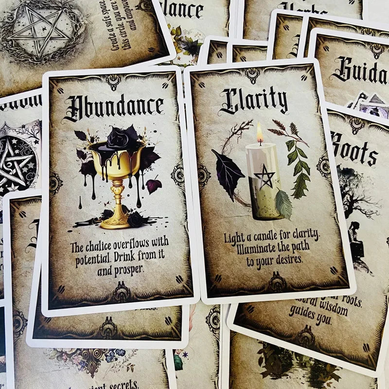 Wise Witch Oracle Deck – 20-Card Fortune Telling Set