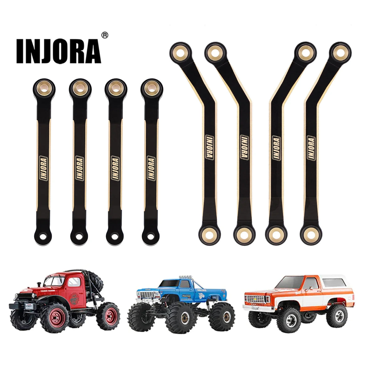 Brass High Clearance Chassis Links for 1/24 RC Crawler