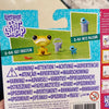 A packaging box for a set of mini posable animal figures, including a frog, a small blue creature, and other animals.