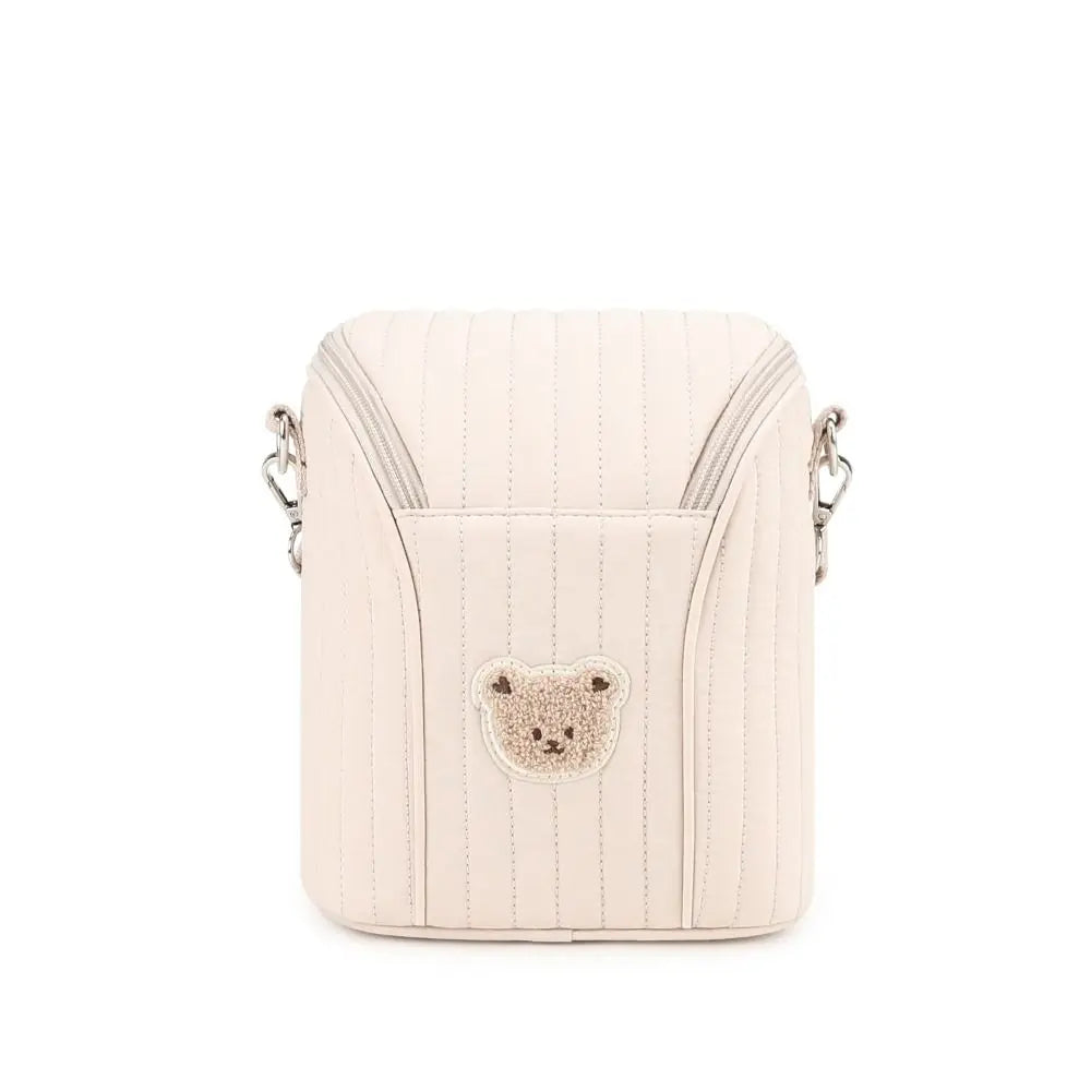 Insulated Baby Bottle Cooler Bag with Cute Bear Design