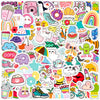 Kawaii Aesthetic Sticker Pack - 100 Unique Designs for Laptops, Water Bottles & More