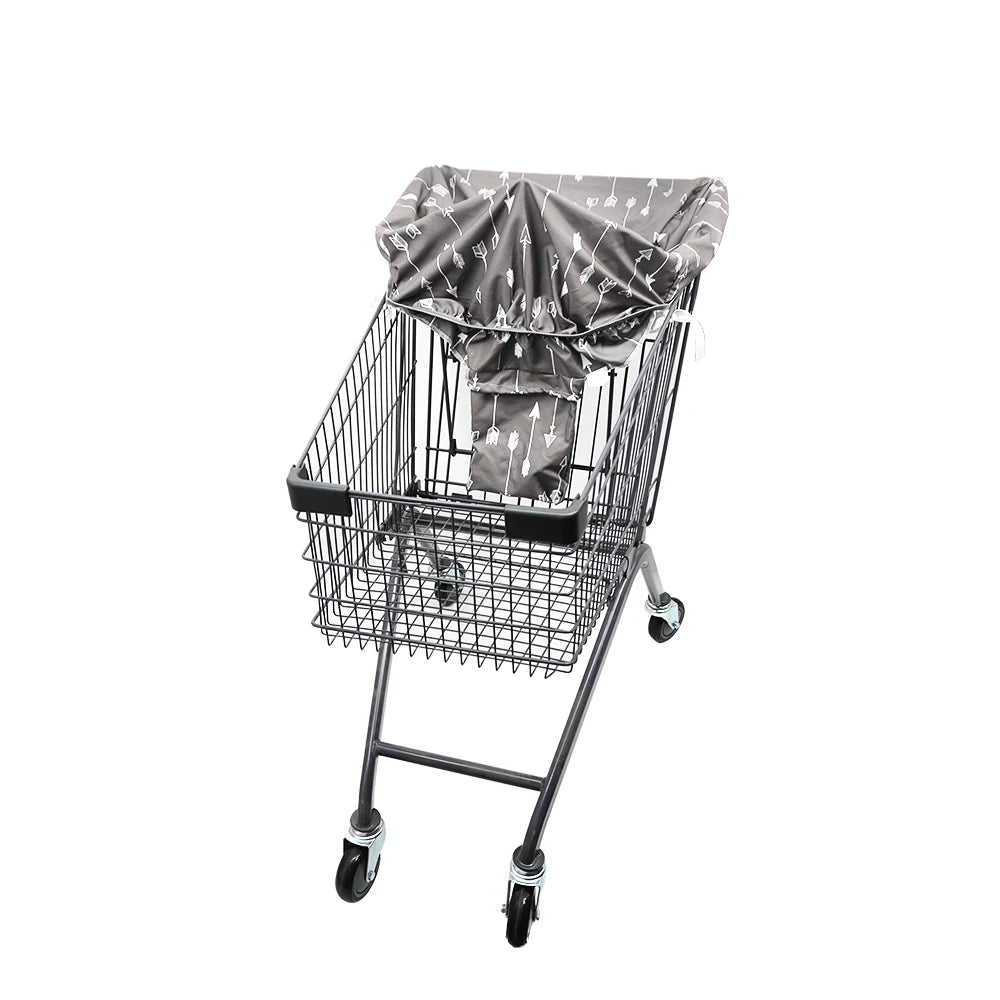 Waterproof Baby Shopping Cart Seat Cover with Travel Bag