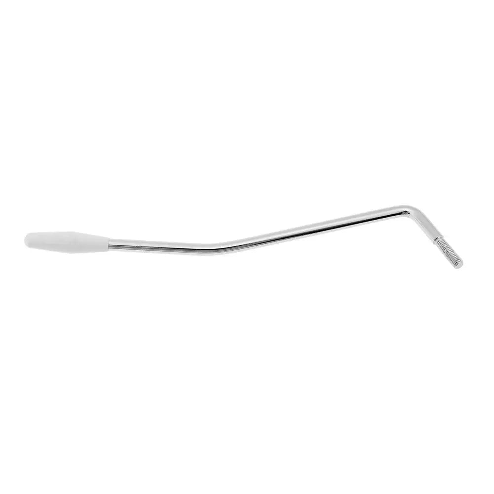 Silver replacement tremolo arm for an electric guitar