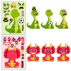 Dinosaur Make-a-Face Sticker Puzzle Set for Kids