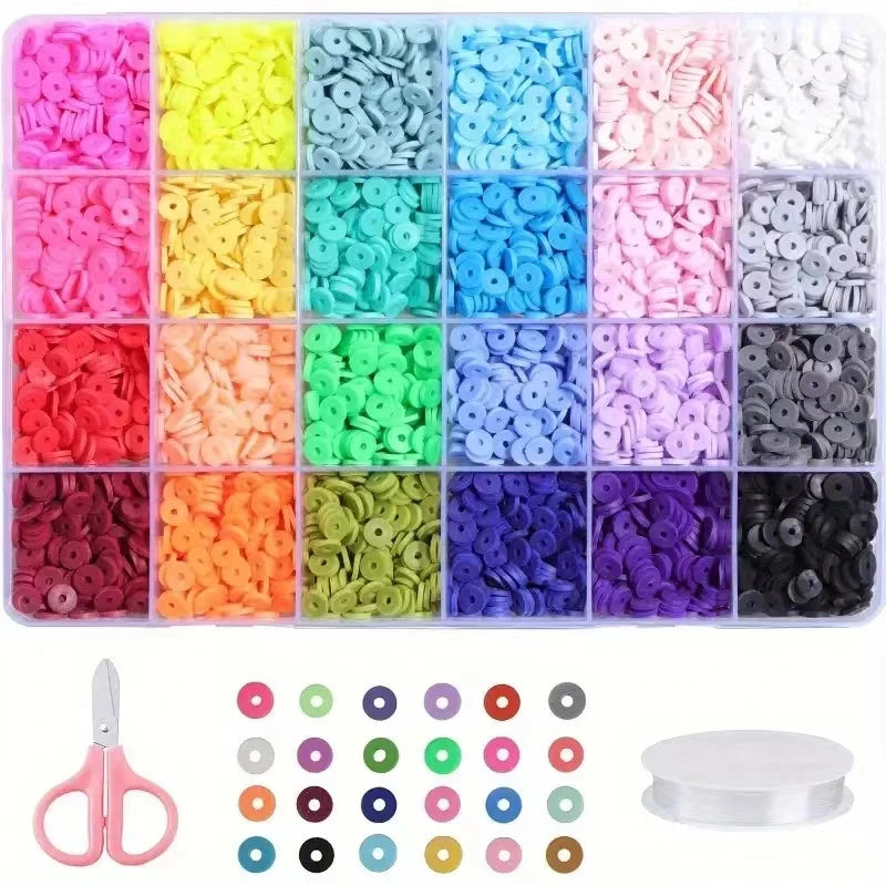 Polymer Clay Beads Assortment for DIY Jewelry Making