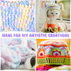 Premium Acrylic Yarn 4-Pack – Soft, Bright, Machine-Washable Knitting Yarn