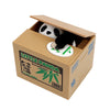 Interactive Panda & Cat Coin Bank – Automatic Money Saving Box
