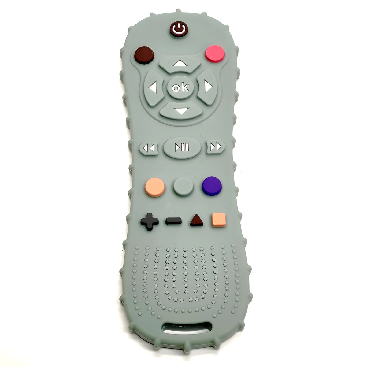 Silicone Baby Teether Remote Control with Anti-Eating Glove