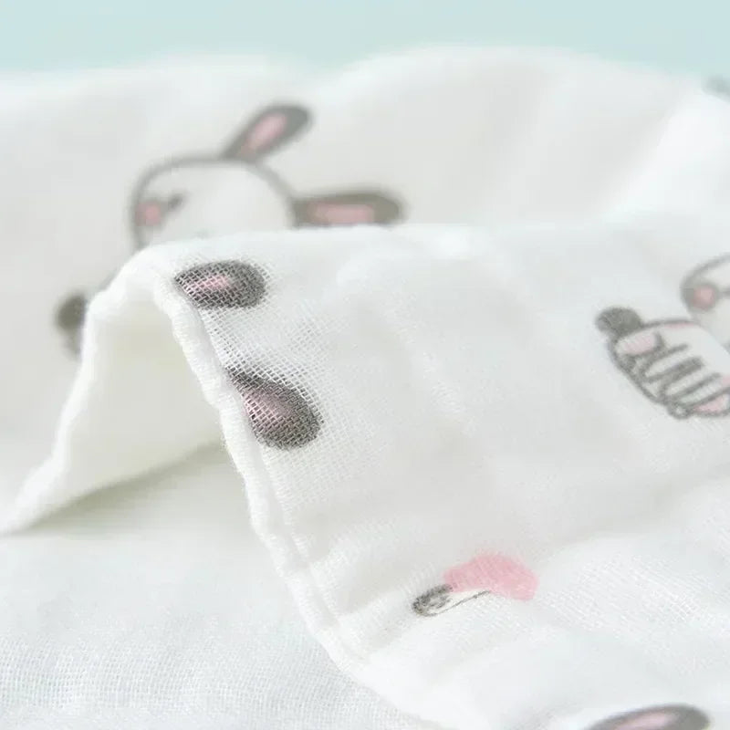 Soft Cotton Muslin Baby Washcloths (Set of 5)