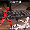 3D Articulated Action Figure Building Toy