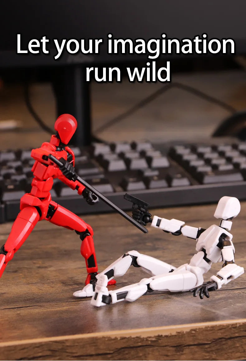 3D Articulated Action Figure Building Toy