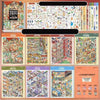 3D Dollhouse Miniature Scene Sticker Book for Journaling and DIY Crafts