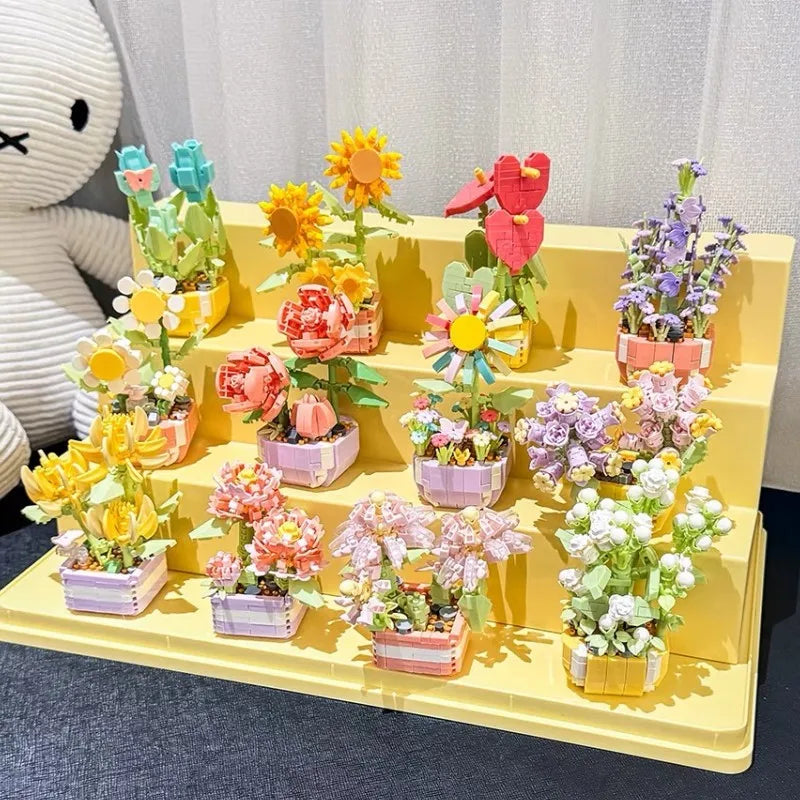 Everlasting Flower Bonsai Building Blocks Set
