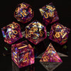Handmade Resin Sharp Edge Dice Set for RPG Games