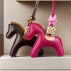 Handcrafted PU Leather Pony Bag Charm