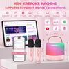 Portable Karaoke Machine with 2 Wireless Microphones