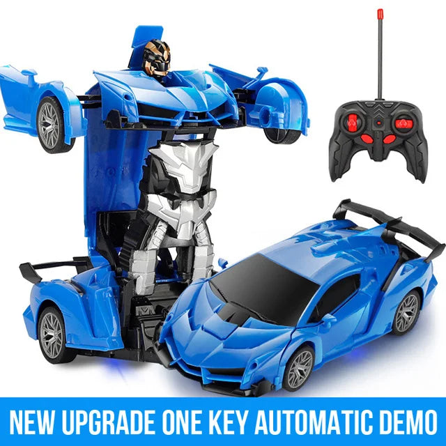 2-in-1 Remote Control Transforming Robot Car