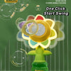 Sunflower Bubble Machine with Lights and Auto Shake for Kids