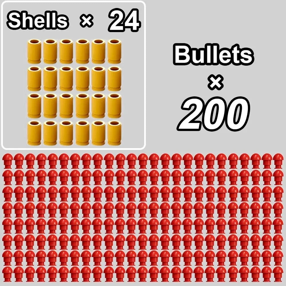 Reusable Toy Gun Shells and Bullets for M1911, SIG17 & USP Models