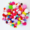 A pile of 100 colorful pipe cleaners in various shades of pink, yellow, green, and blue for DIY crafts.