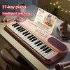 37-Key Kids Electronic Piano Keyboard with Microphone