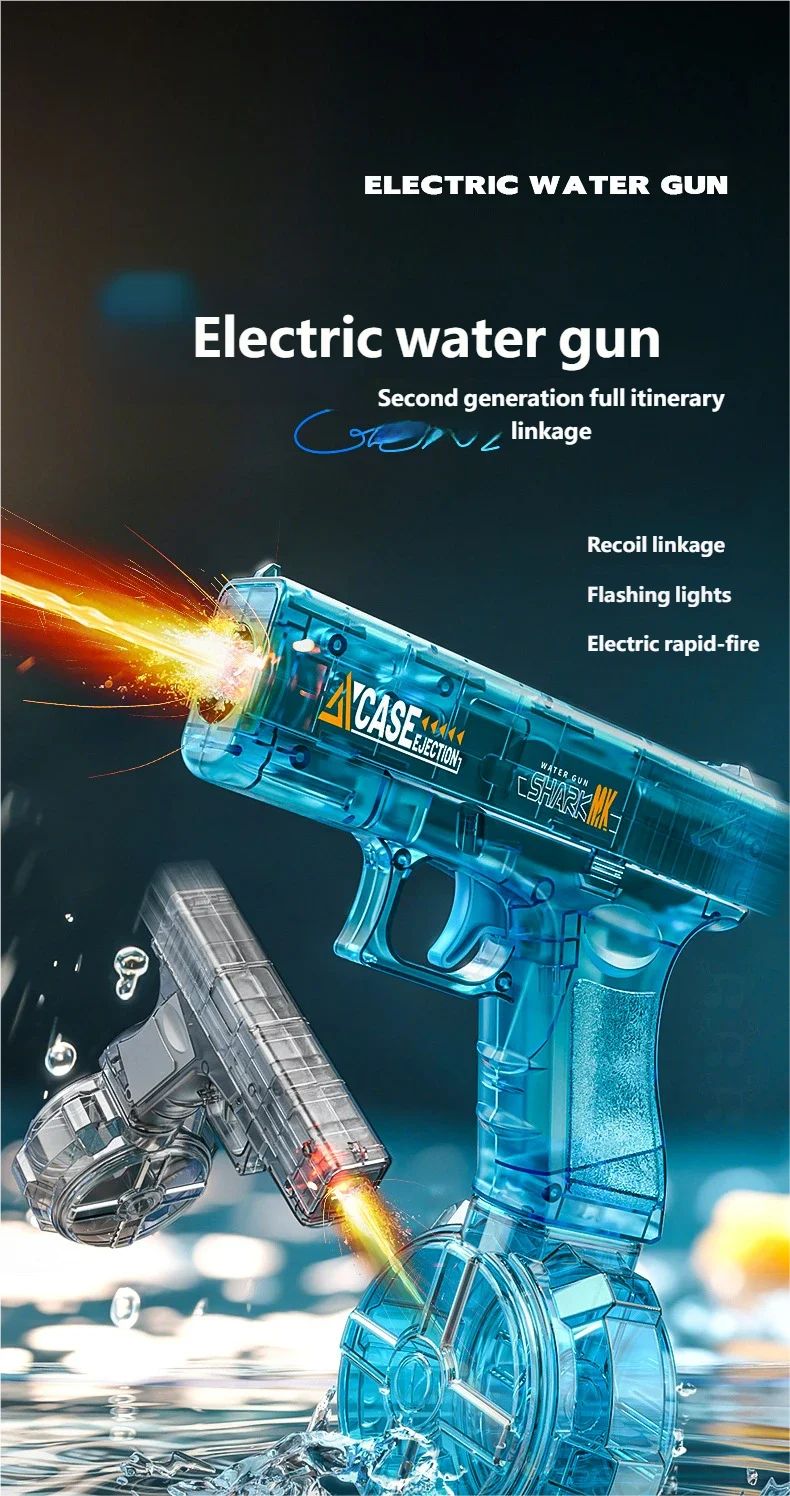 Automatic Electric Water Gun for Outdoor Fun