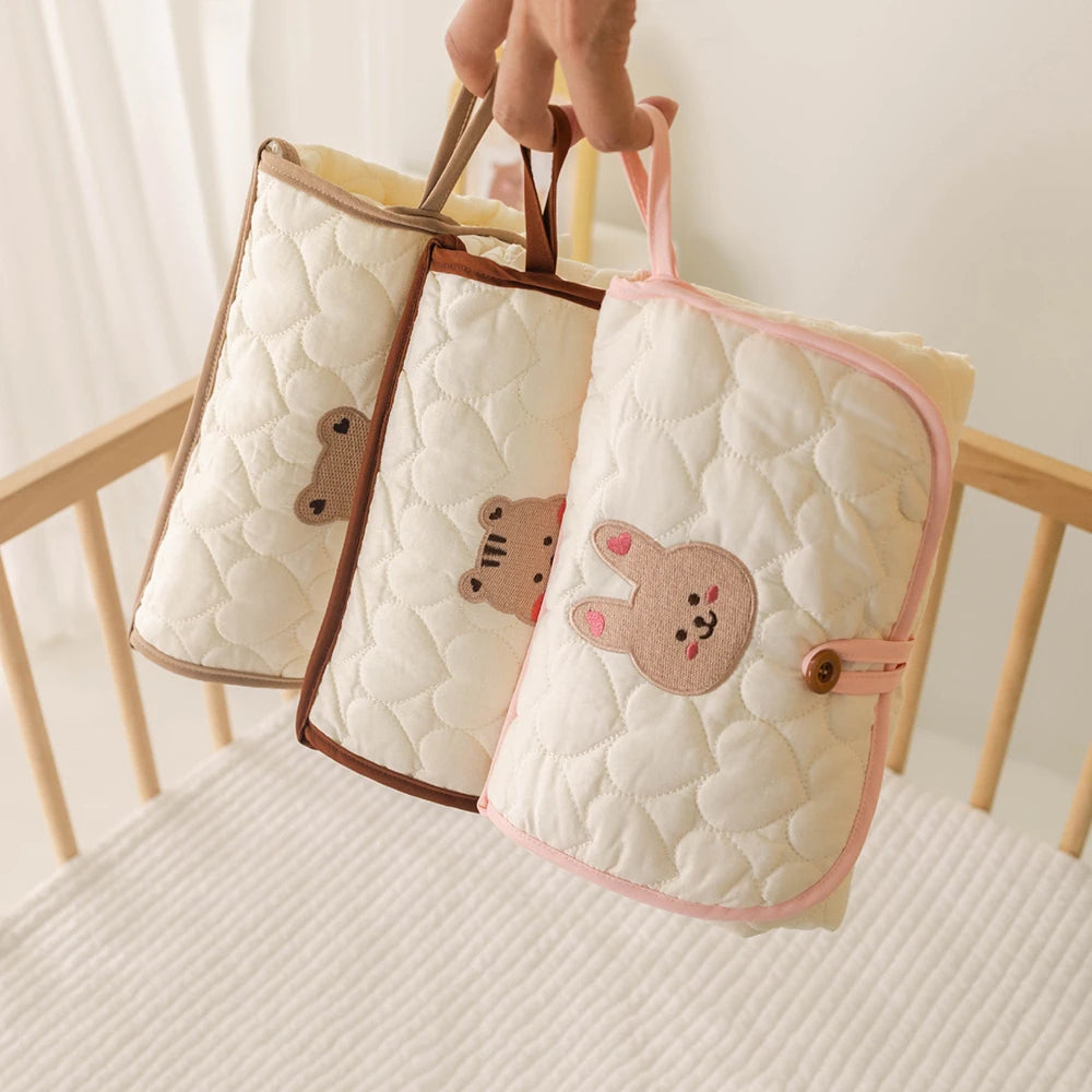 Foldable Waterproof Diaper Changing Pad for Babies