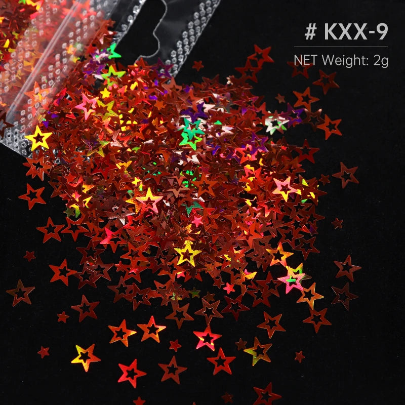 Shimmering Star Resin Sequins for DIY Crafts