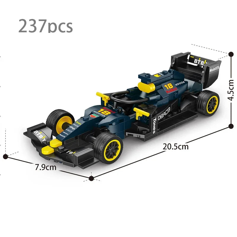 Supercar Model Building Block Kit